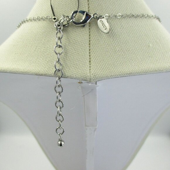 Chico's Demure Regency Cameo Pendant Long Necklace - Picture 8 of 8